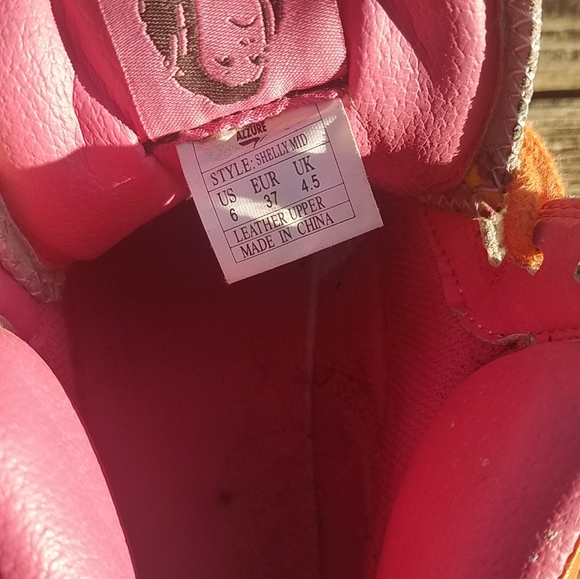 Pink Orange Midtops - Picture 6 of 7